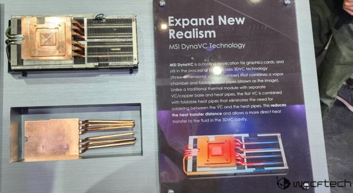 راه حل خنک کننده DynaVC MSI در Computex 2023.