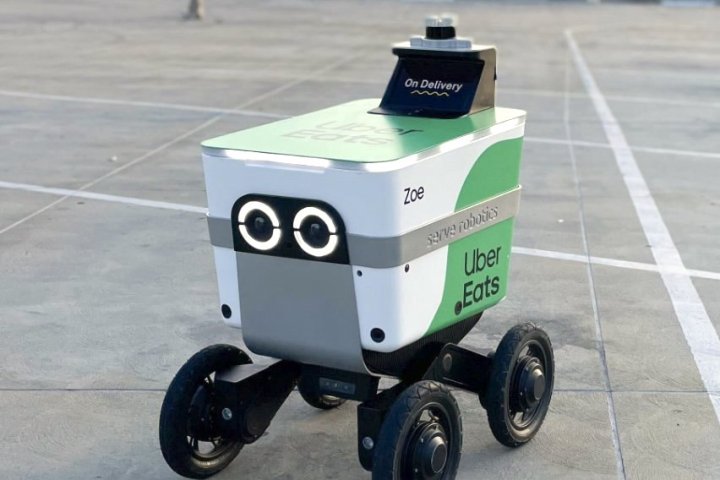 سرویس ربات Robotics برای Uber Eats.