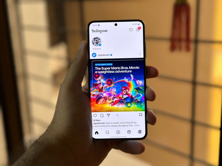 صفحه نمایش گلکسی اس 23 سامسونگ.